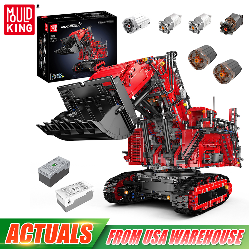 Kids Outdoor Excavator - Mould King 17070 17071 Technical Car