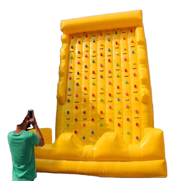 Kids Outdoor Climbing Wall - Inflatable Rock Climbing Wall, PVC Material