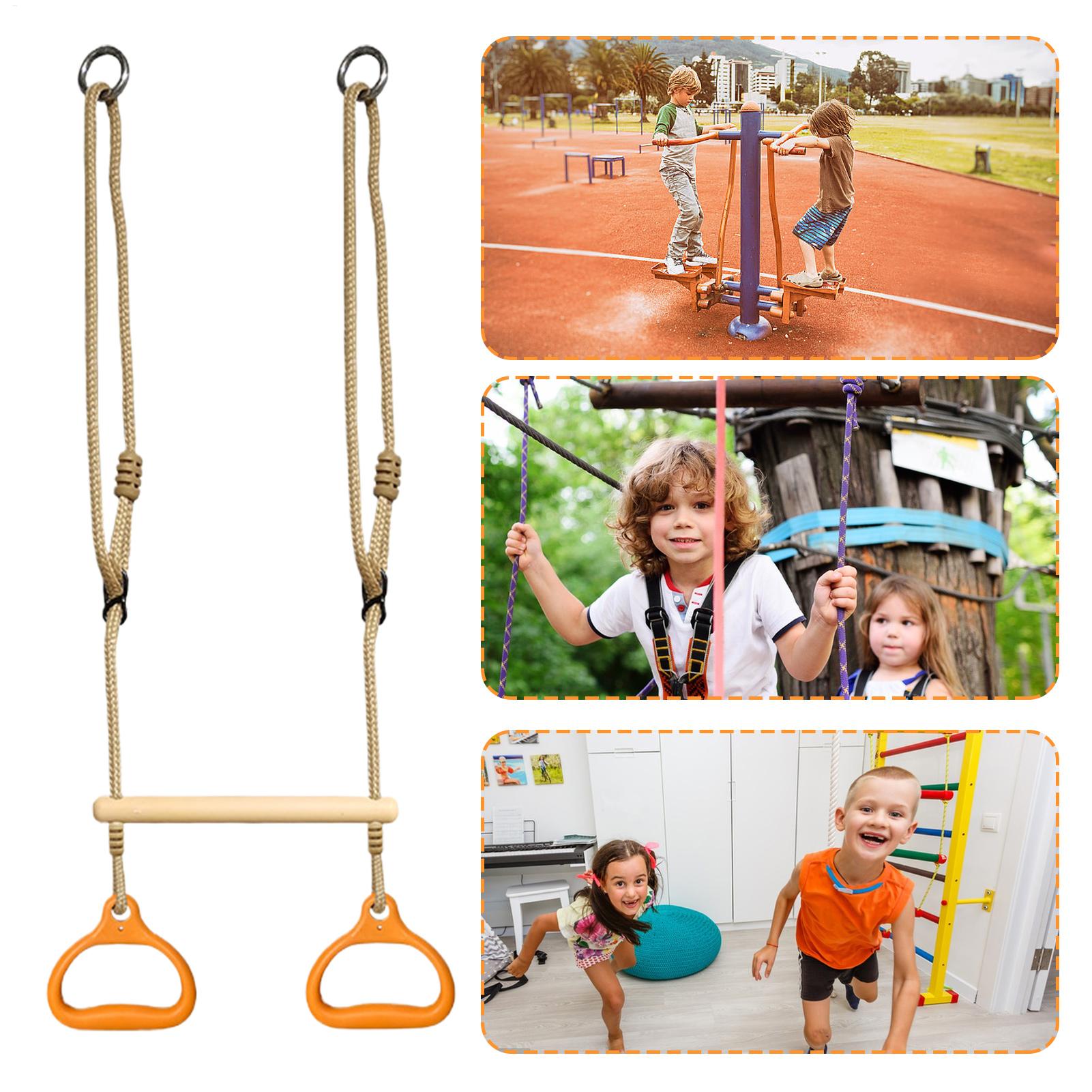 Kids Outdoor Gym Equipment - Swing Bar Gym Equipment Rings Bar