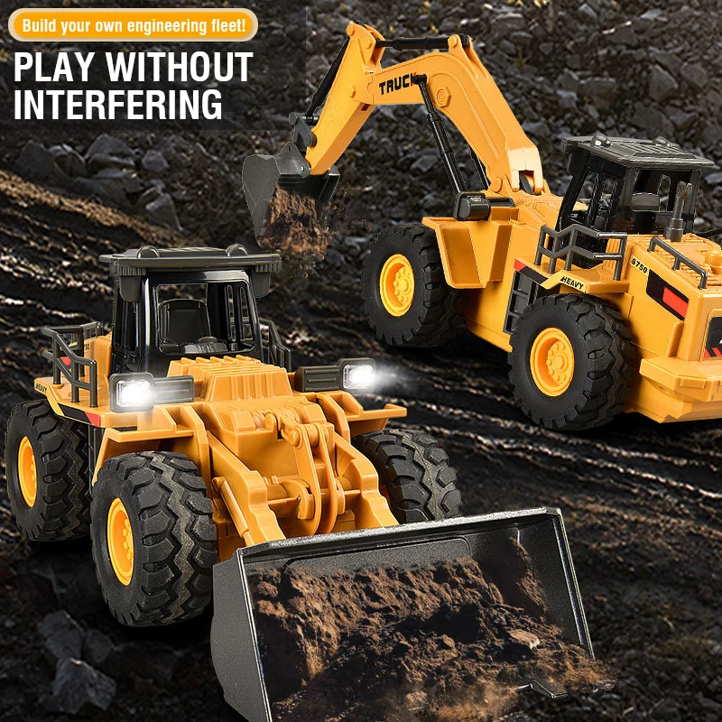 2.4G Alloy Remote Control Exca - Kids Outdoor Excavator recension och pris