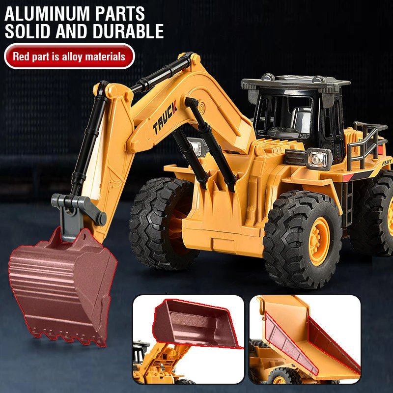2.4G Alloy Remote Control Exca - Kids Outdoor Excavator recension och pris
