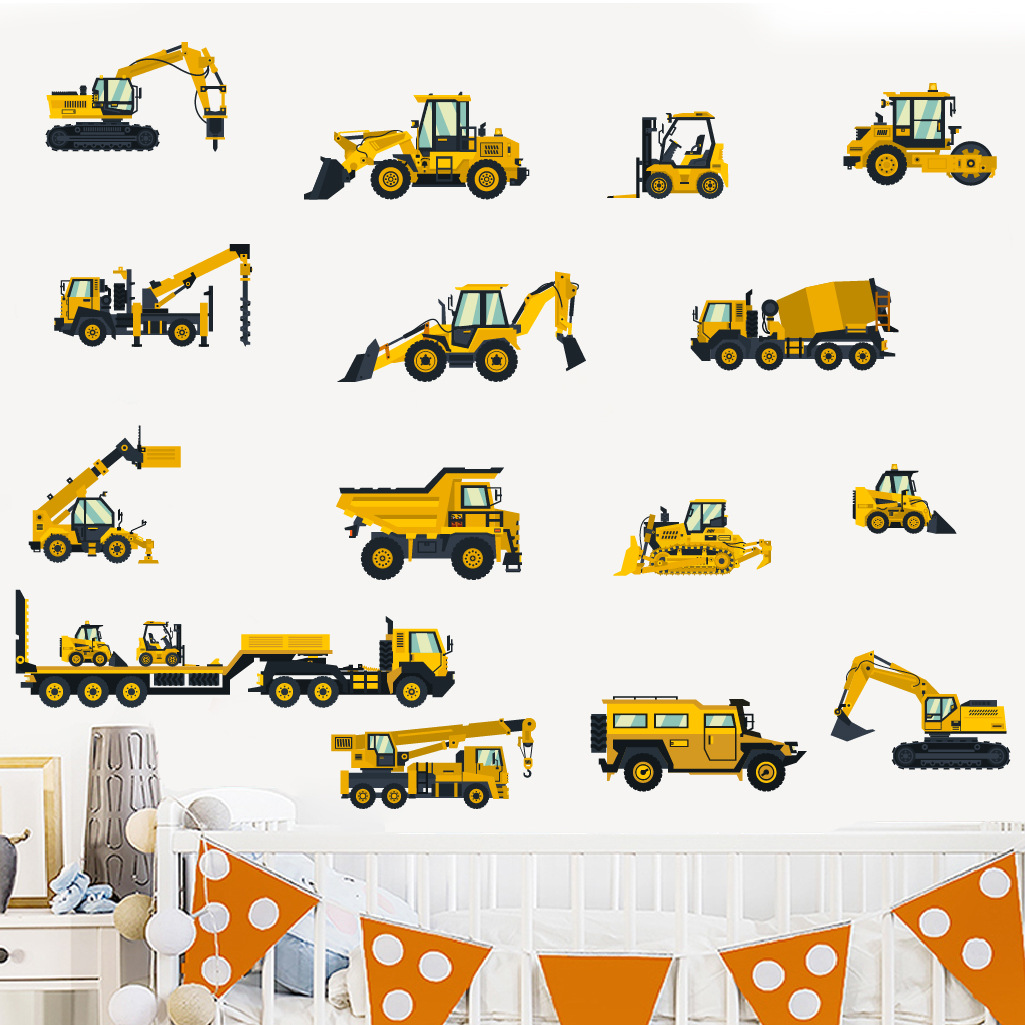 Cartoon Excavator Engineering  - Kids Outdoor Excavator recension och pris
