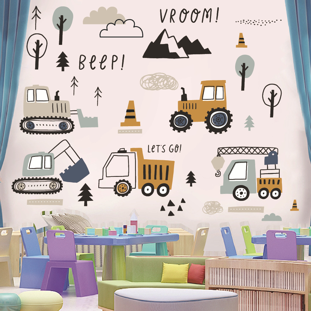 Cartoon Excavator Engineering  - Kids Outdoor Excavator recension och pris