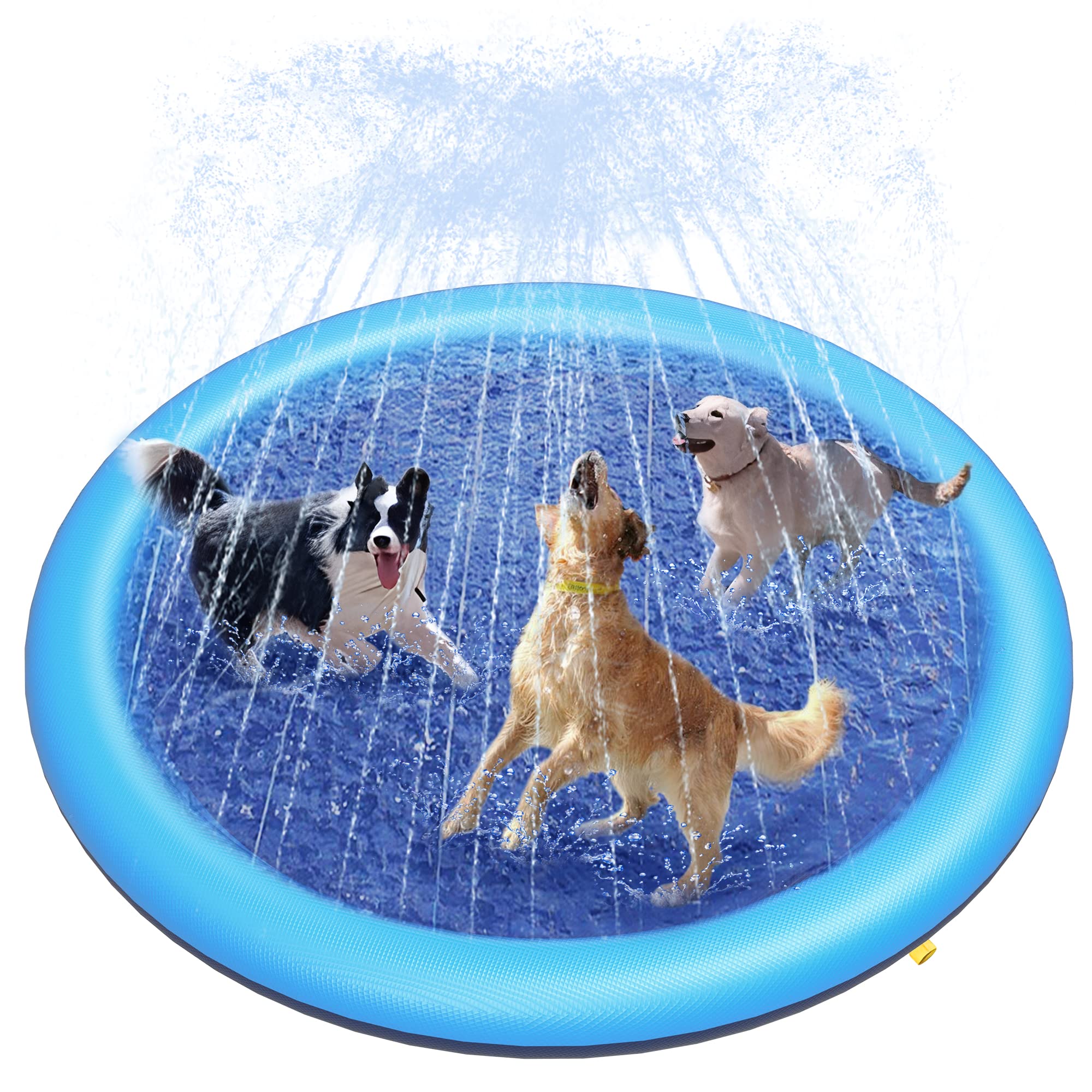 Dog Splash Pad Thick Sprinkler - Kids Outdoor Clubhouse recension och pris