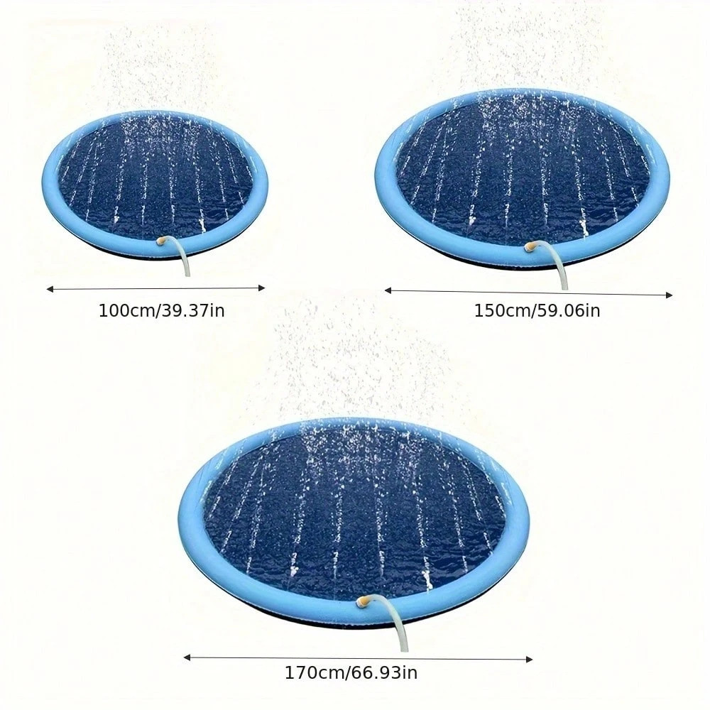 Dog Splash Pad Thick Sprinkler - Kids Outdoor Clubhouse recension och pris
