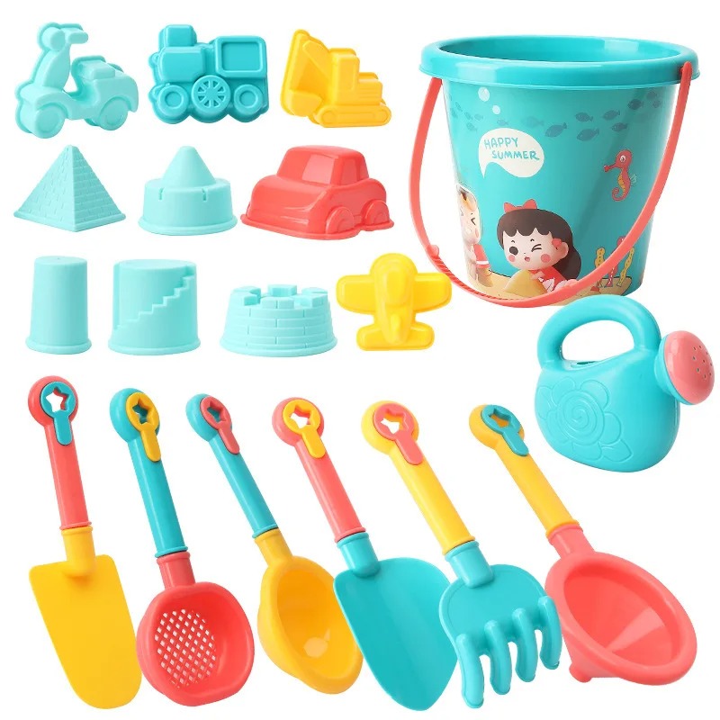 18PCS Beach Toy Set Bucket Sea - Kids Outdoor Clubhouse recension och pris