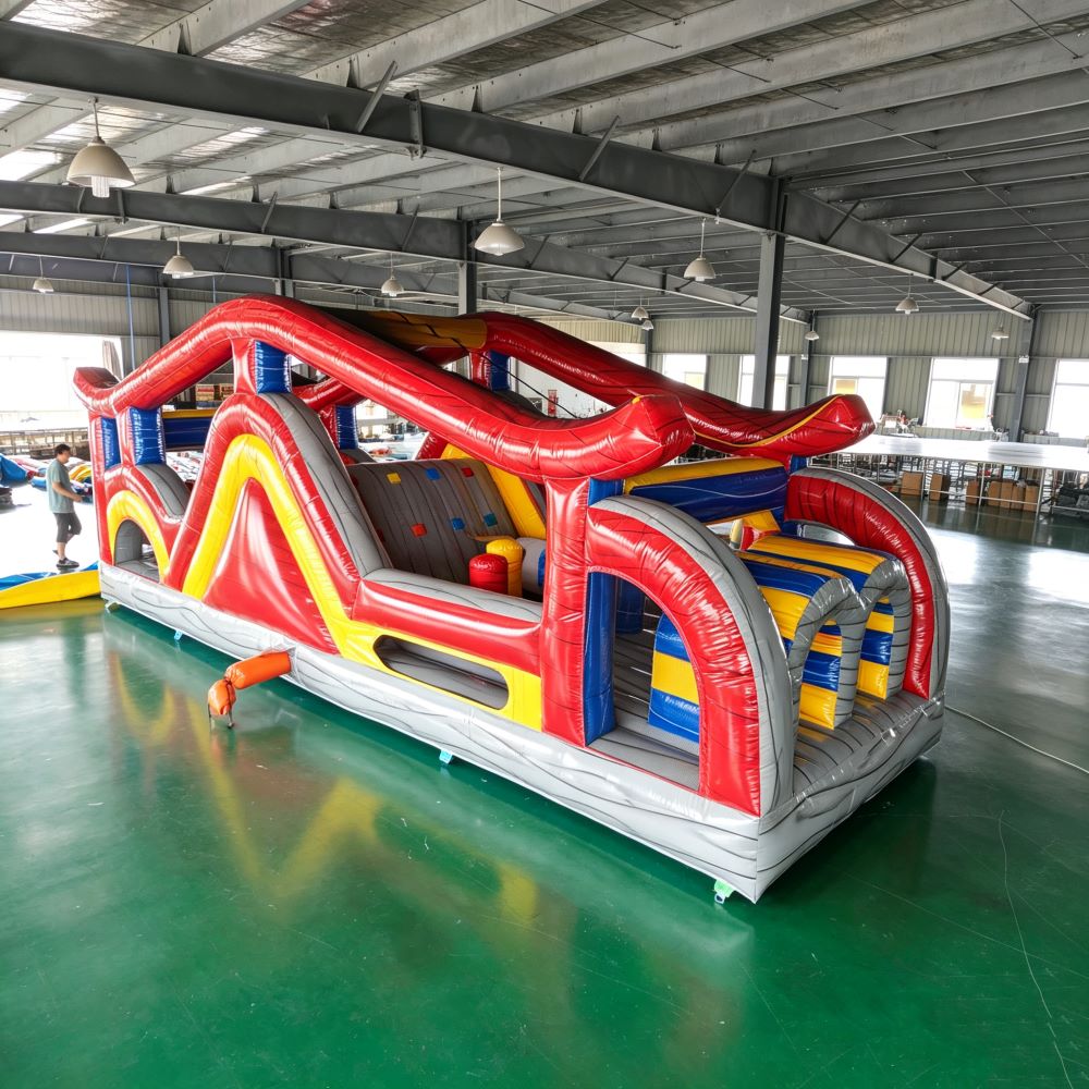 Inflatable Obstacle Course Com - Kids Outdoor Obstacle Course Equipment recension och pris