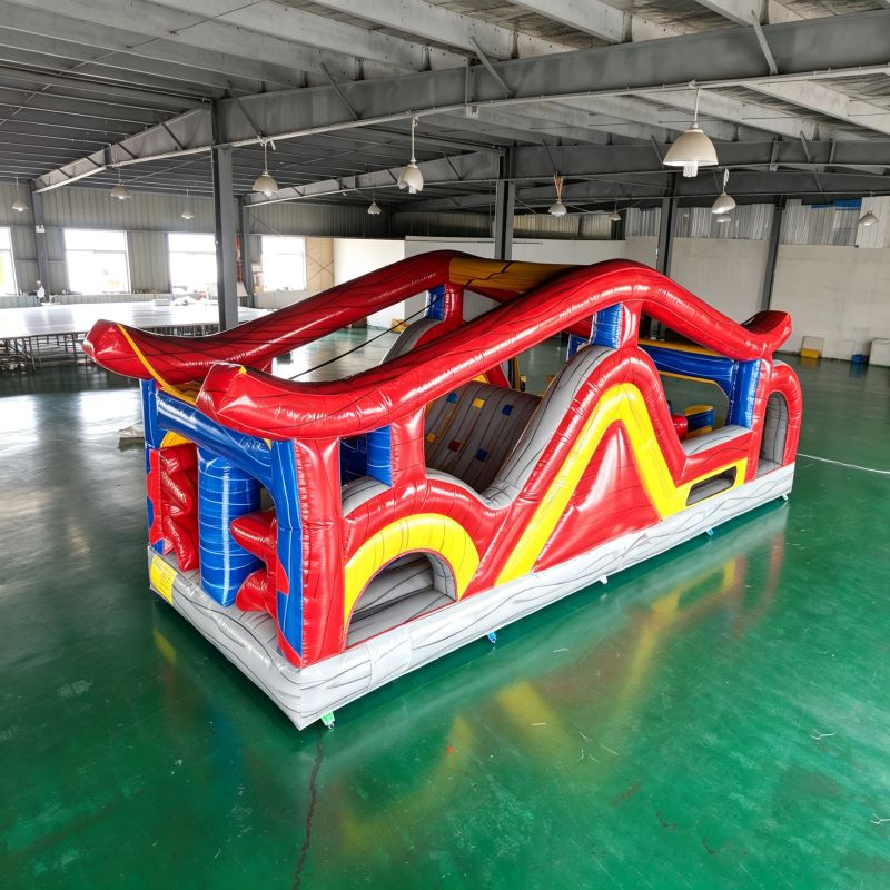 Inflatable Obstacle Course Com - Kids Outdoor Obstacle Course Equipment recension och pris