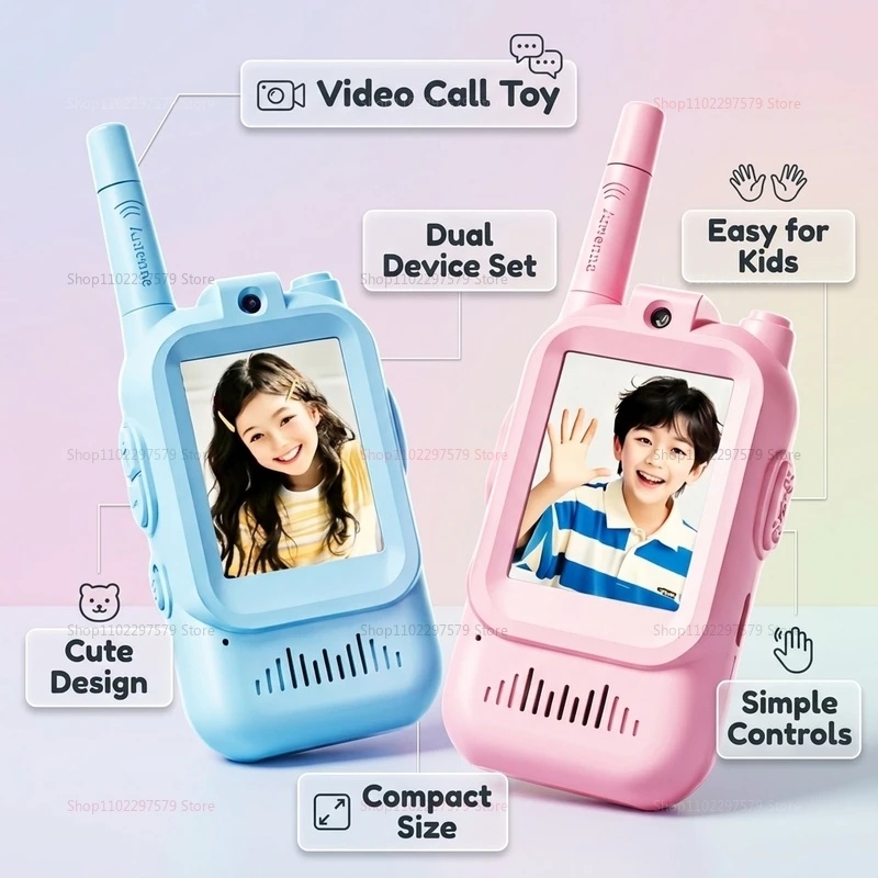 NEW Kids Video Walkie Talkies  - Kids Outdoor Clubhouse recension och pris