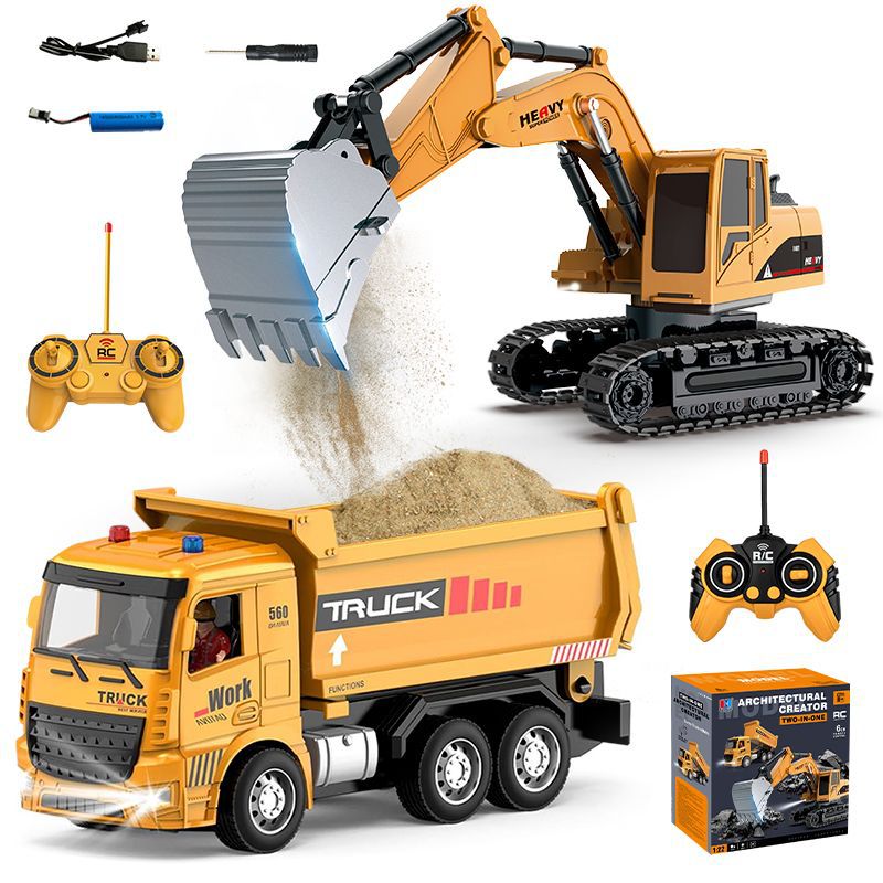 Alloy Remote Control Excavator - Kids Outdoor Excavator recension och pris