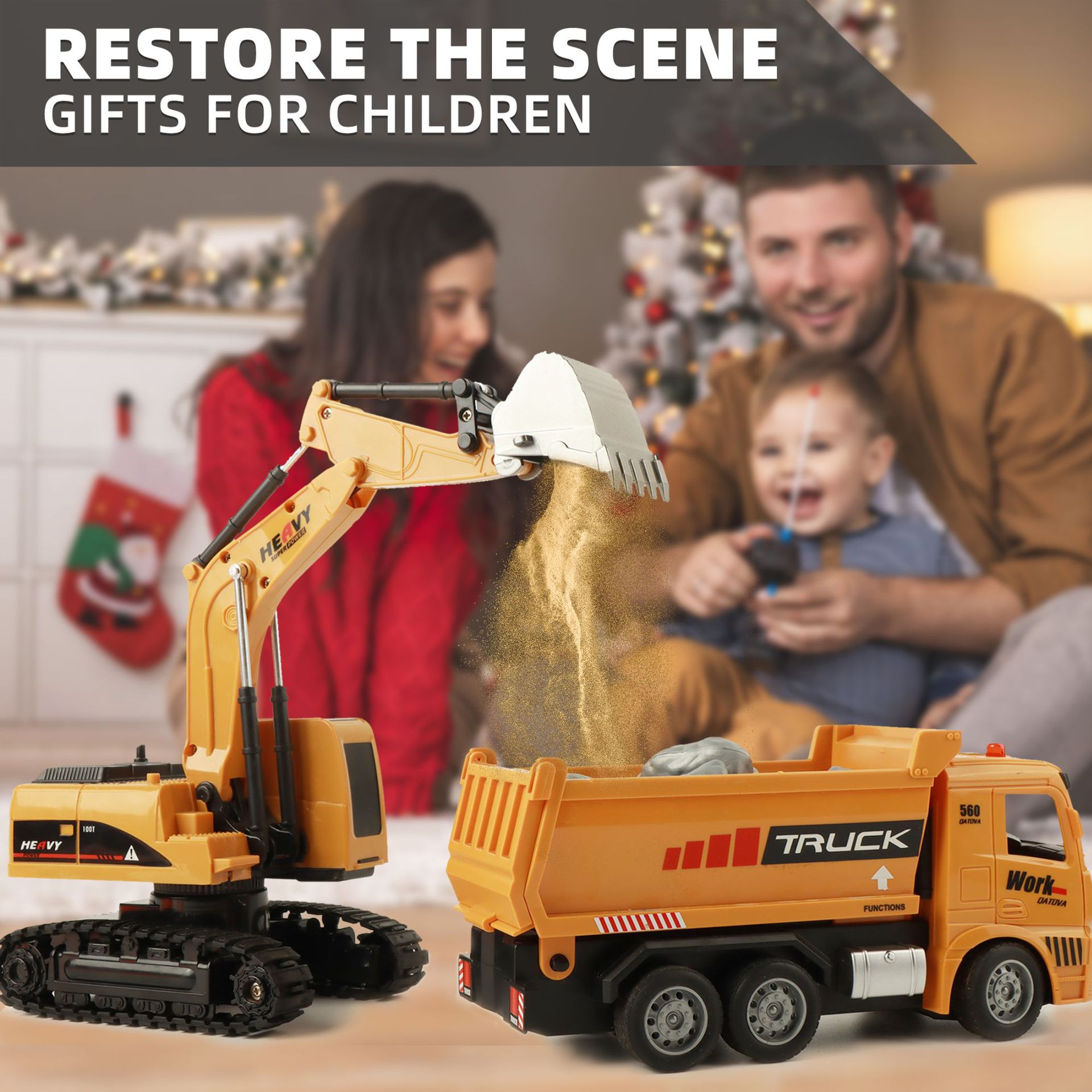 Alloy Remote Control Excavator - Kids Outdoor Excavator recension och pris