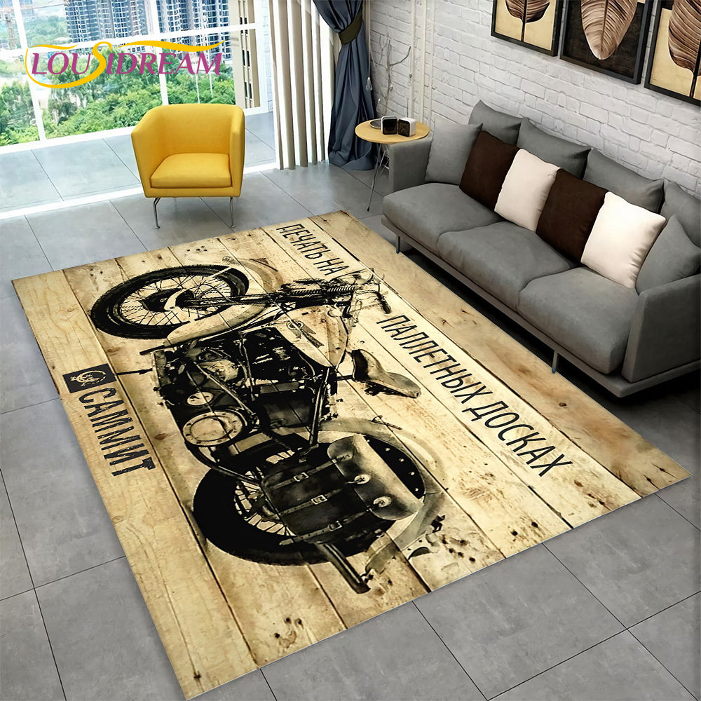 3D Retro Vintage Motorcycle Ar - Kids Outdoor Clubhouse recension och pris