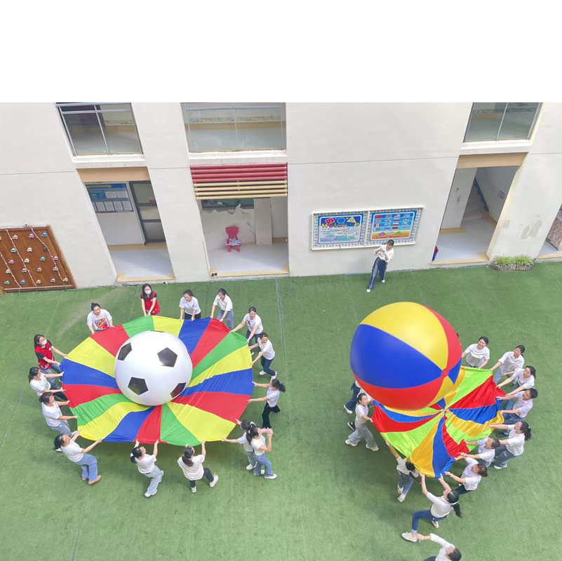 Children Rainbow Parachute Sen - Kids Outdoor Umbrella recension och pris