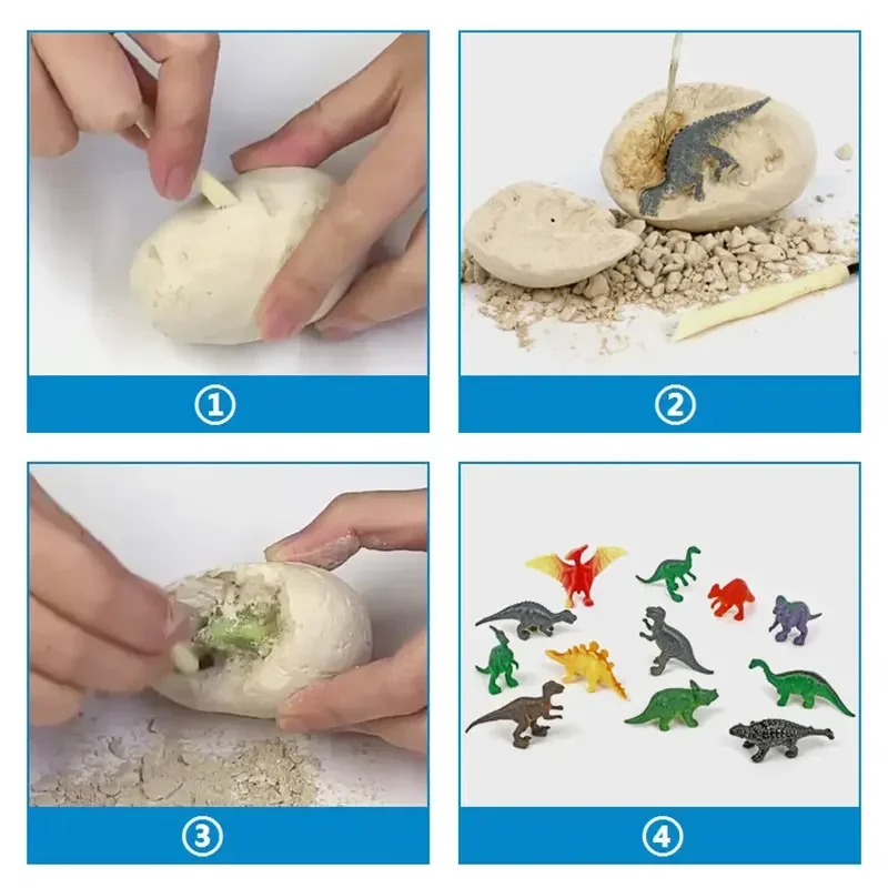 Dinosaur Egg Dig Kit,12Pcs Fos - Kids Outdoor Excavator recension och pris