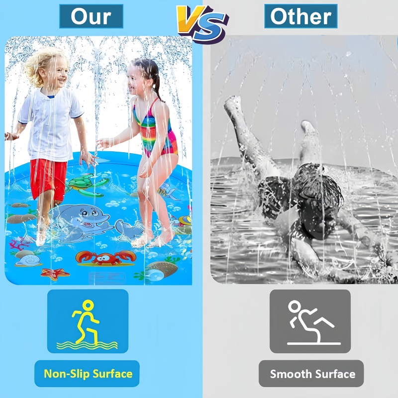 Children Play Spray Mat 100cm  - Kids Outdoor Clubhouse recension och pris