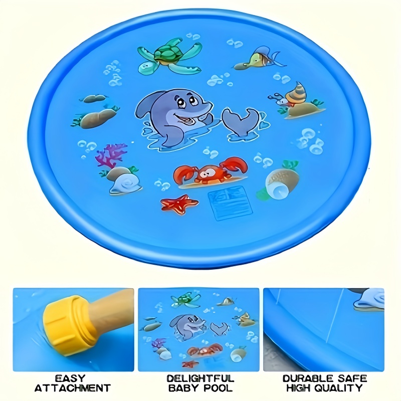 Children Play Spray Mat 100cm  - Kids Outdoor Clubhouse recension och pris