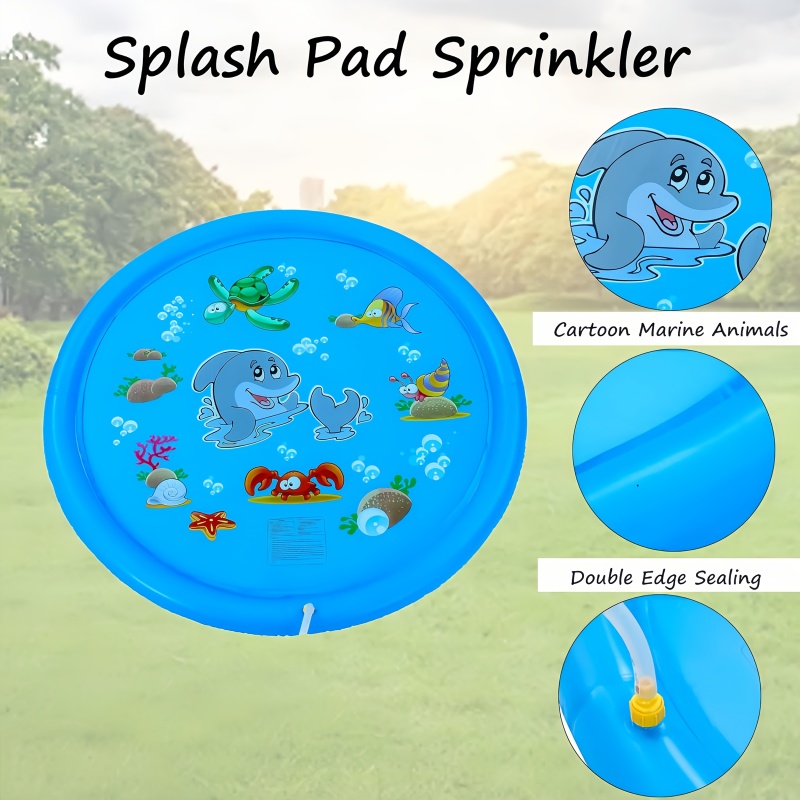 Children Play Spray Mat 100cm  - Kids Outdoor Clubhouse recension och pris
