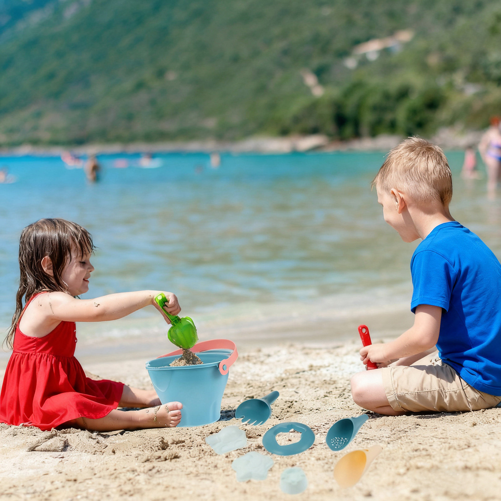 14Pcs Beach Sand Excavating Se - Kids Outdoor Excavator recension och pris