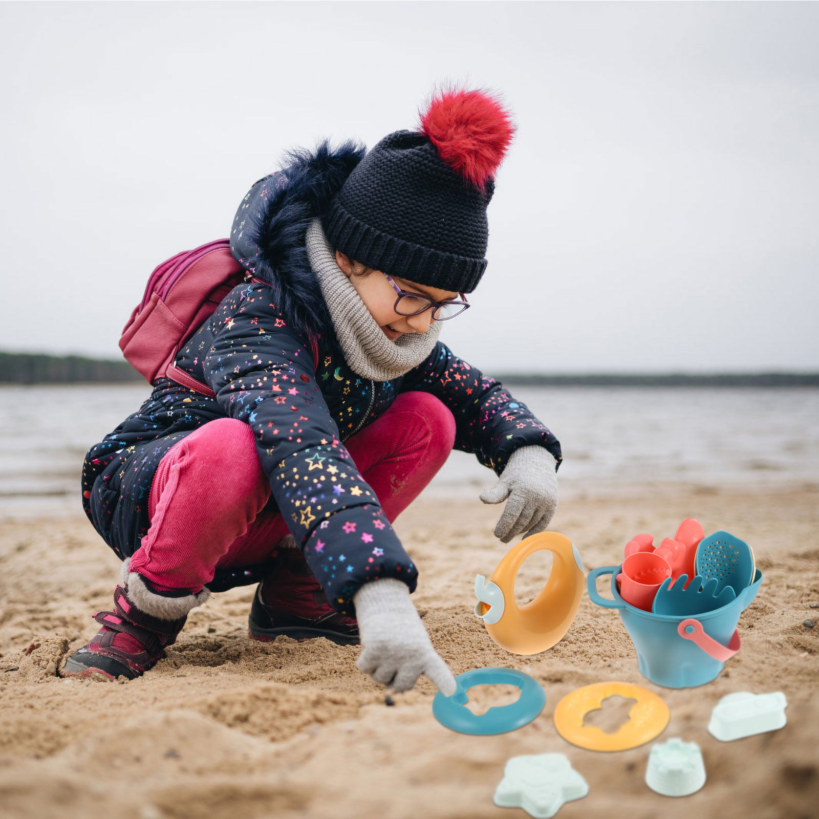 14Pcs Beach Sand Excavating Se - Kids Outdoor Excavator recension och pris